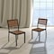 Flash Furniture Lark Outdoor Stackable Side Chair with Faux Teak Poly Slats, PK2 2-XU-DG-HW6036-GG - alternate 1